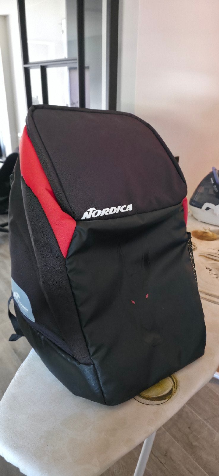 Nordica Invicta Skischoen Tas - Zwart/Rood, Ophalen of Verzenden, Zo goed als nieuw, Schoenen, Overige merken