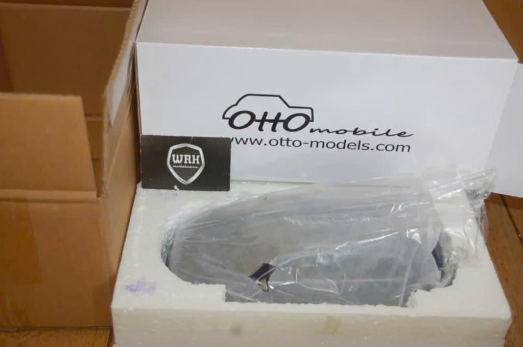 1:18 VOLKSWAGEN TIGUAN R blue Otto mobile OT423 in doos WRH, Verzenden, Zo goed als nieuw, Auto, OttOMobile