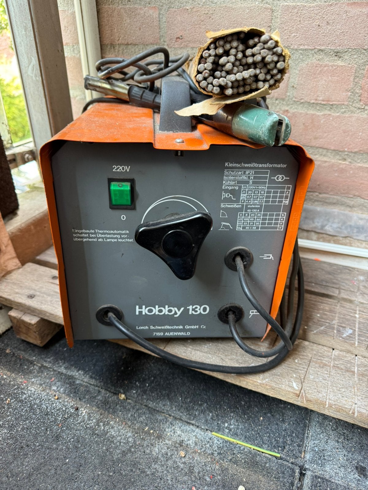 Lasapparaat, Ophalen, Gebruikt, Minder dan 150 ampère, Elektroden