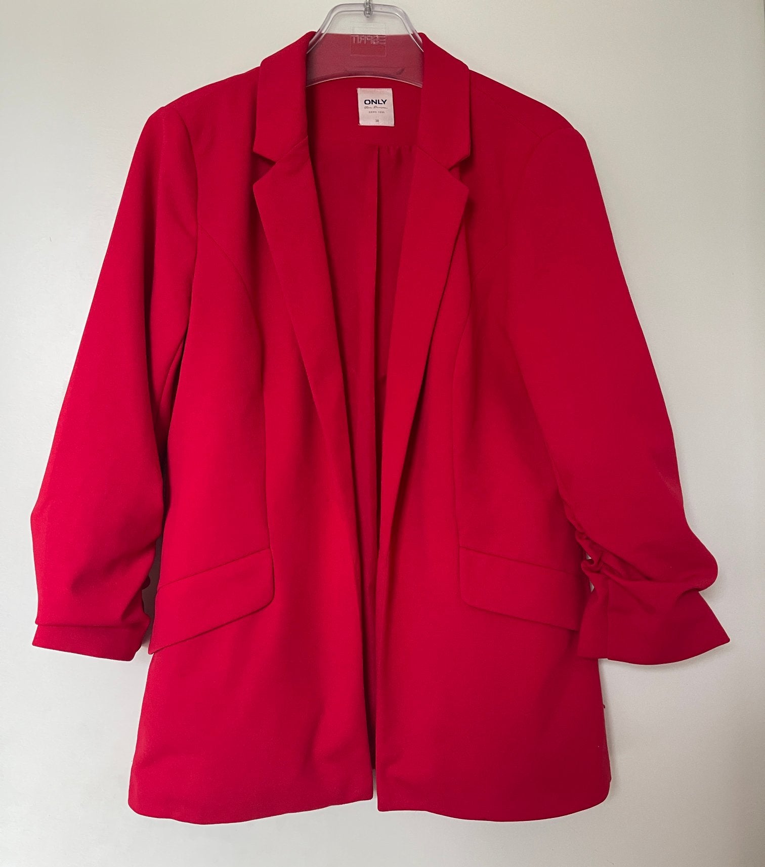 Rode blazer, M, Kleding | Dames, Maat 38/40 (M), Ophalen of Verzenden, Jasje, Gedragen