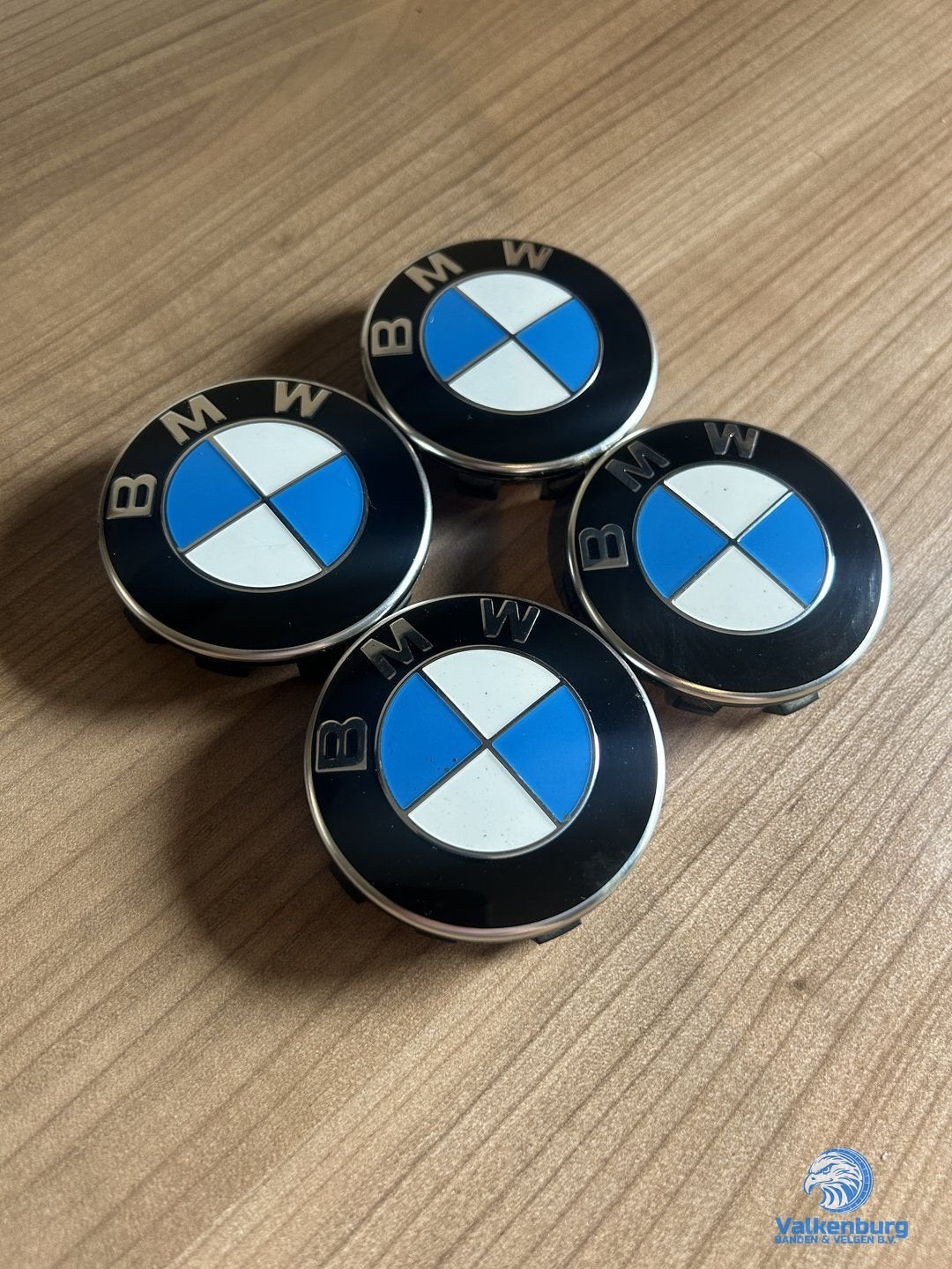 ORIGINELE BMW naafkap naafdop set zwart KLEIN, Gebruikt, -, Verzenden, -