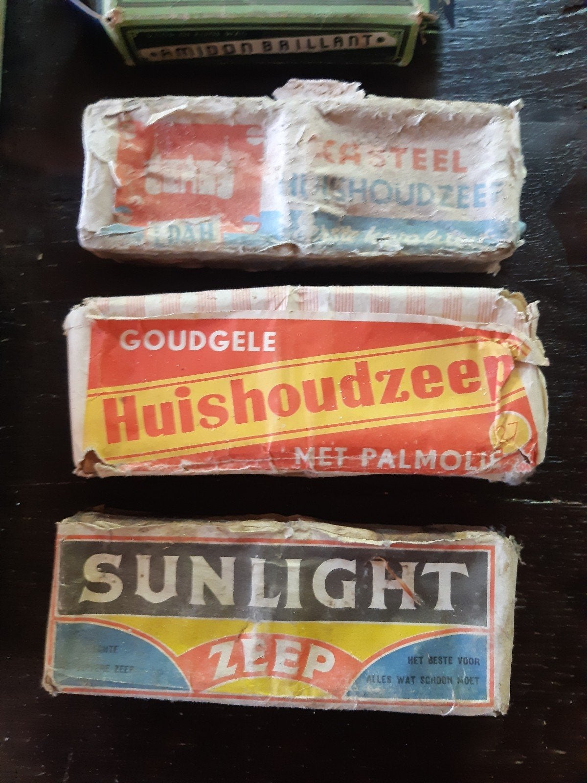 9 stuks brocante verpakkingen waspoeder, Verzamelen, Ophalen of Verzenden, Gebruikt