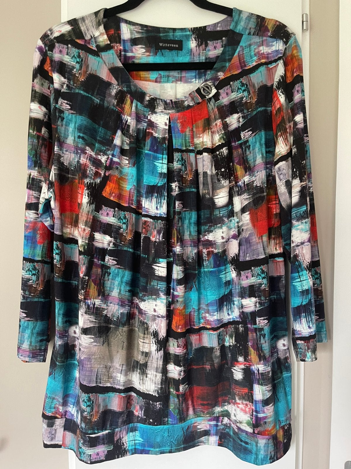 Witteveel prachtig tuniek maat 46, Kleding | Dames, Ophalen of Verzenden, Zo goed als nieuw, Zwart, Blouse of Tuniek