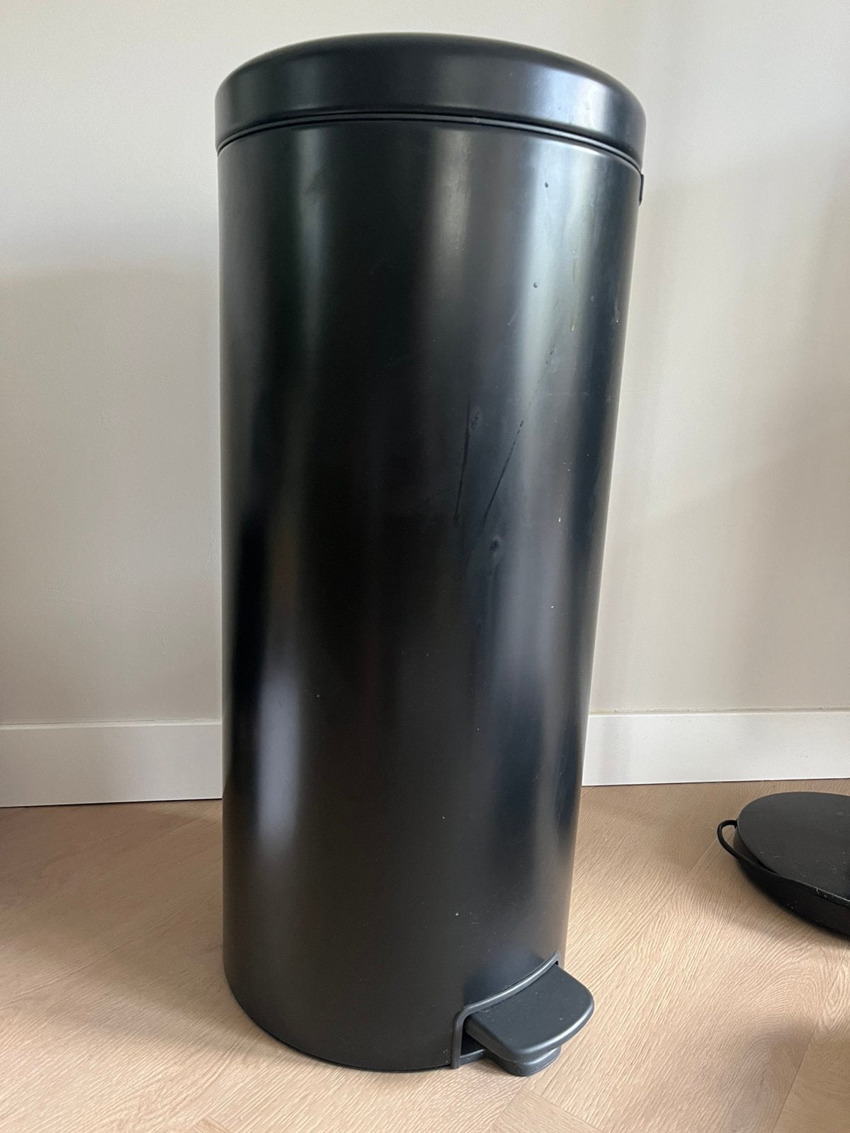 Brabanti prullenbak - 30 liter, Ophalen, 50 – 75, Met pedaal, Rvs