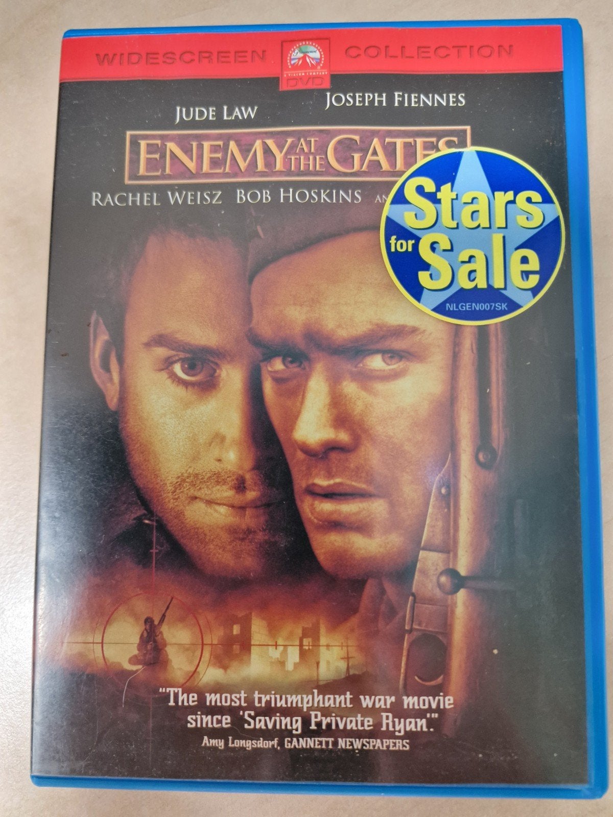 Enemy at the Gates - Oorlogsfilm met Jude Law, Vanaf 16 jaar, Bonusmateriaal, Nederlands, Ophalen of Verzenden