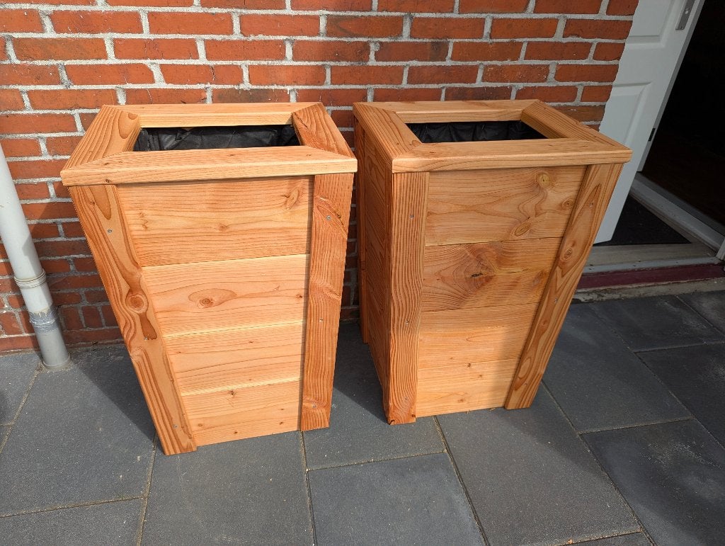 Douglas Plantenbak, Massief hout, hoge plantenbakken, Tuin en Terras, Minder dan 60 cm, Nieuw, Ophalen of Verzenden, Overige vormen