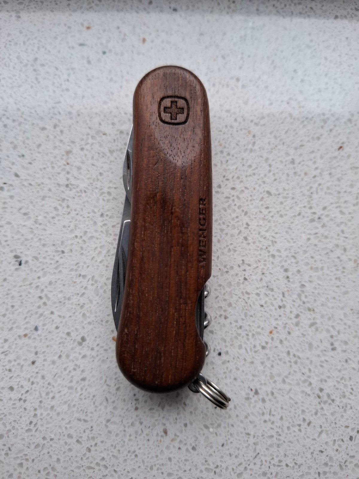 Wenger Wood mes zakmes Victorinox, Caravans en Kamperen, Ophalen of Verzenden, Zo goed als nieuw