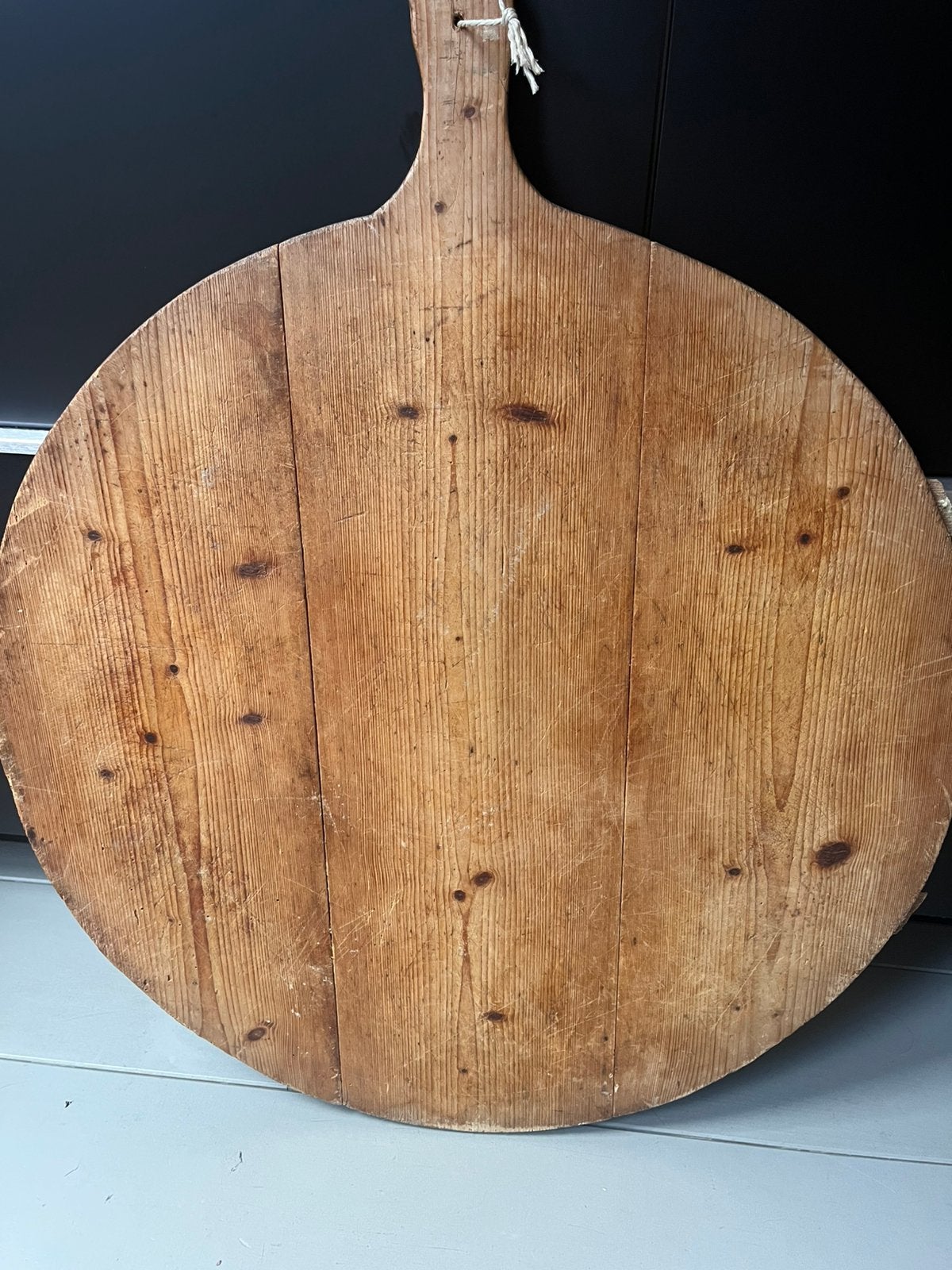 Brocante oude franse grote snijplank 80x66 . Ophalen!, Antiek en Kunst, Ophalen