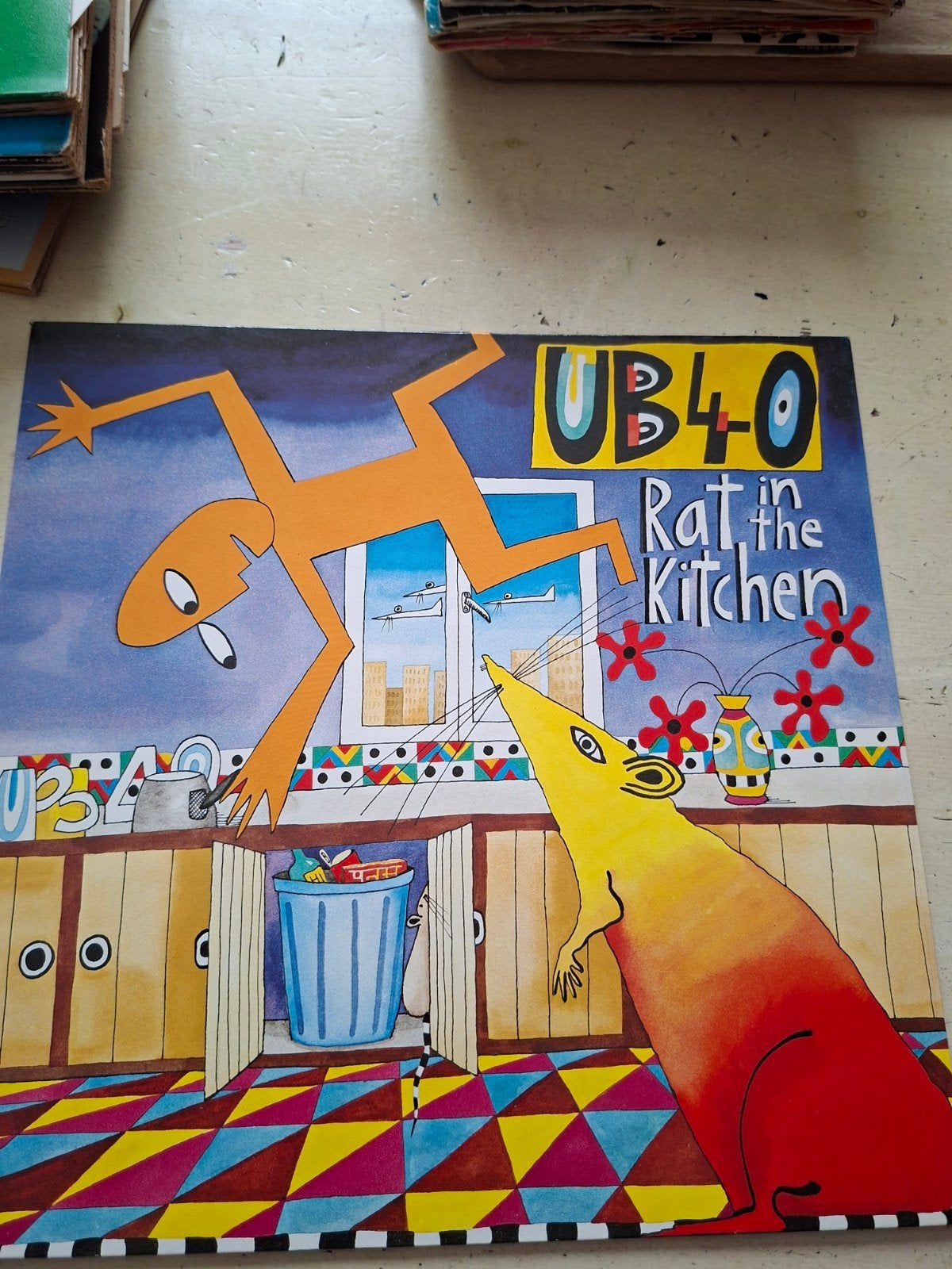 UB40 - Rat in the Kitchen LP (1986), LP, Gebruikt, Pop, Ophalen of Verzenden