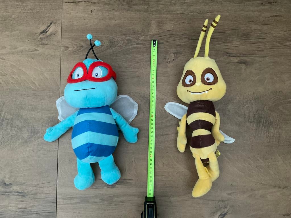 2 nieuwe zgan Sting en Barry knuffels van Maya Maja de bij, Ophalen, Overige figuren, Nieuw, Beeldje of Figuurtje