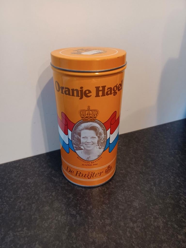 Koningshuis blik, Verzamelen, Blikken, Ophalen of Verzenden, Gebruikt, Overige