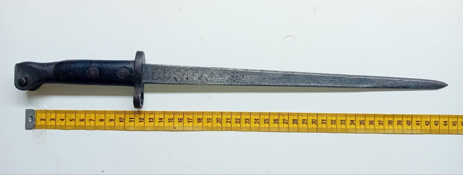 Originele NL M.95 Hembrug Bajonet (Lange Infanterie), Verzamelen, Ophalen of Verzenden, Landmacht, Nederland, Mes of Dolk