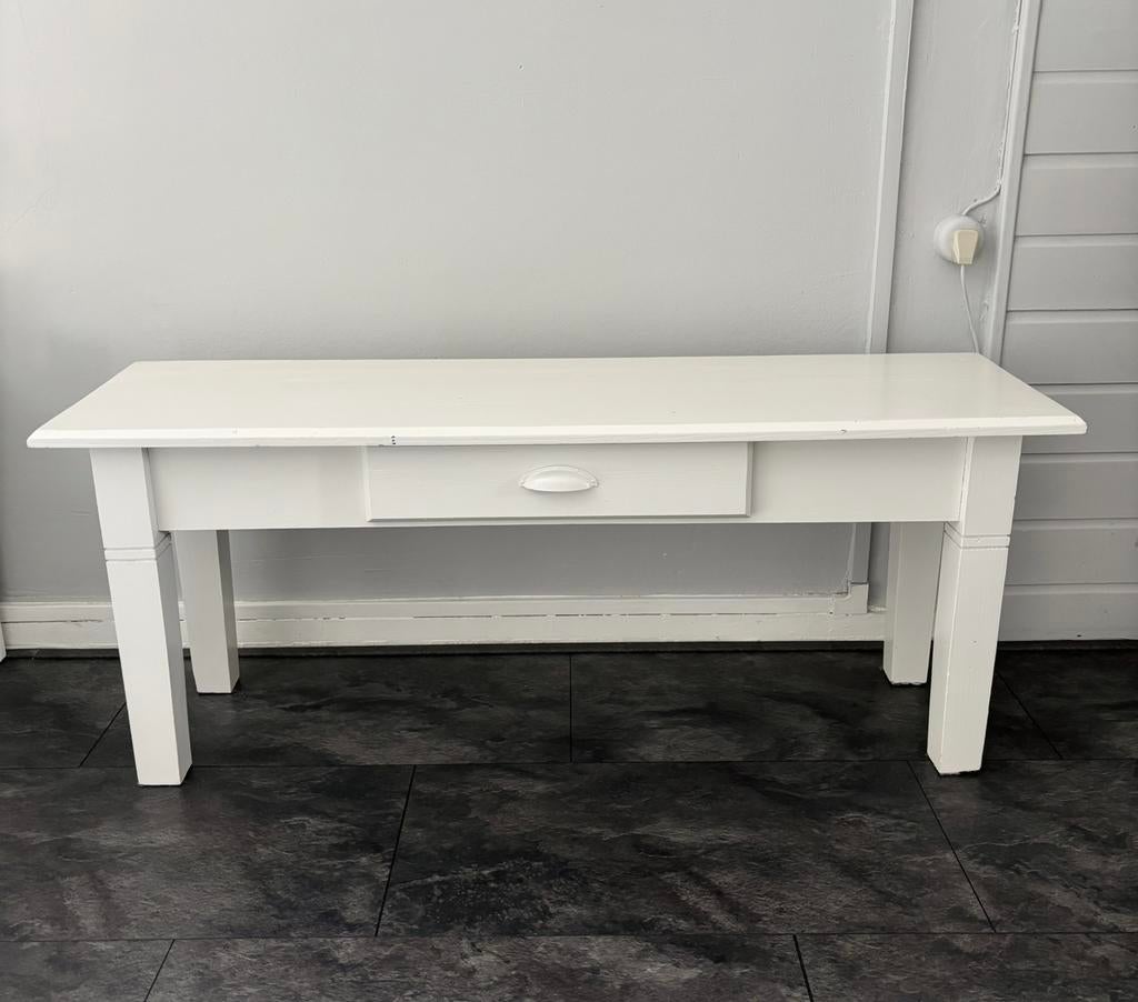 Sidetablet tafel, Ophalen, Gebruikt, 100 tot 150 cm, 25 tot 50 cm