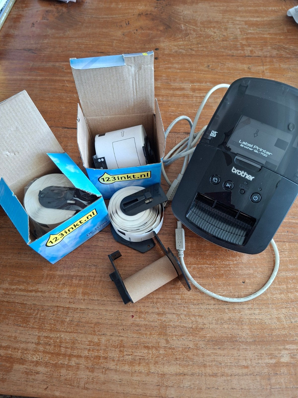 Brother Label Printer QL-700 met labels, Computers en Software, Ophalen of Verzenden