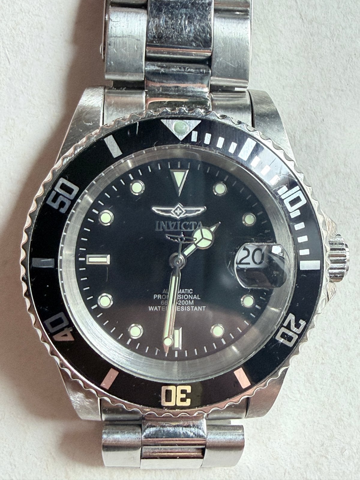 Invicta Pro Diver 8926OB – Automatisch (Seiko NH35A uurwerk), Gebruikt, Staal, Polshorloge, Ophalen of Verzenden