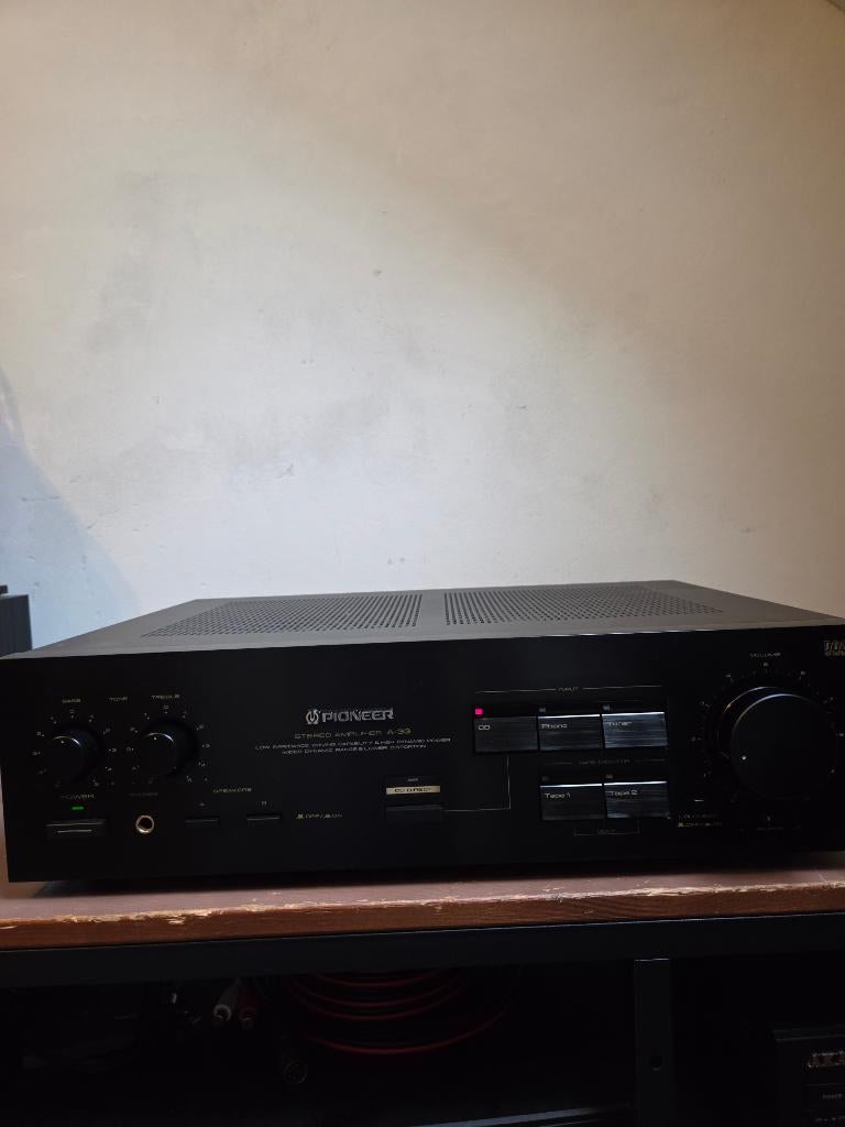 Pioneer A-33 geïntegreerde Versterker 1986, Ophalen, Zo goed als nieuw, Pioneer, Minder dan 60 watt