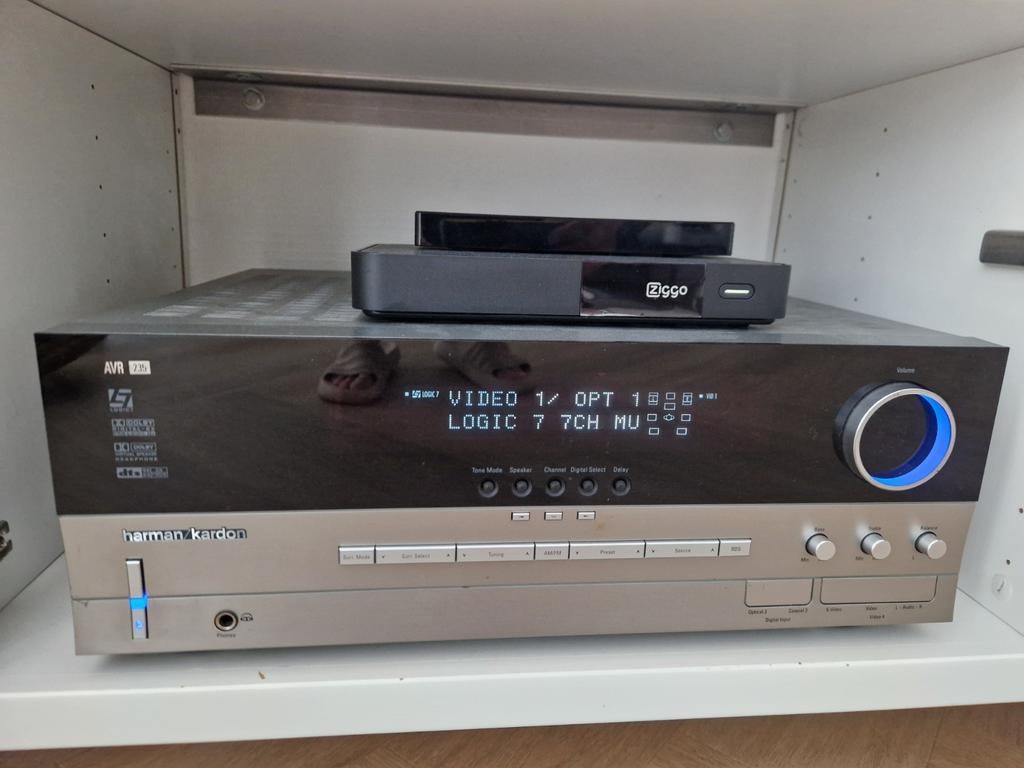 Mooie harman kardon met klipsch luidsprekers!!, Ophalen, Zo goed als nieuw, 120 watt of meer, Overige merken