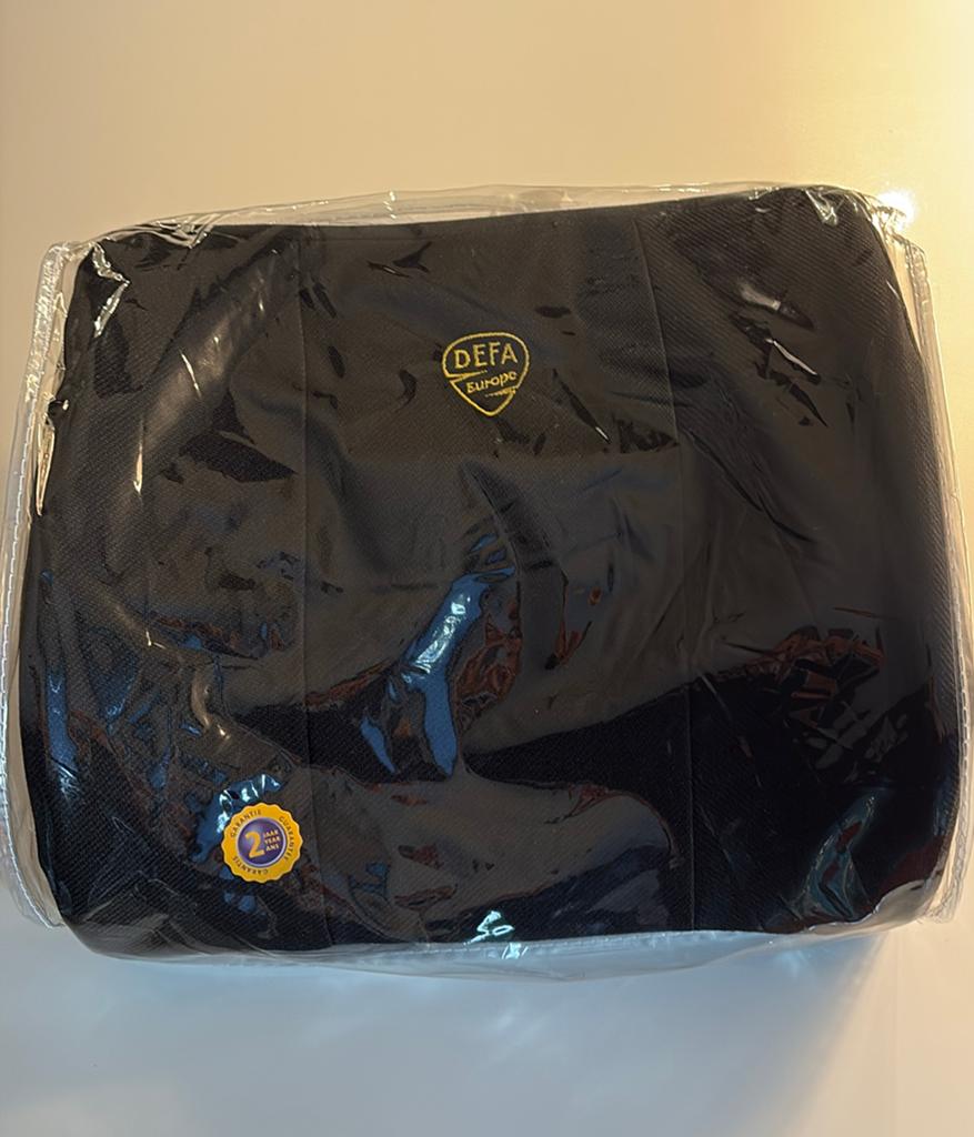 Defa rug/lenden kussen (zo goed als nieuw), Ophalen of Verzenden, Zo goed als nieuw, Zwart, Vierkant
