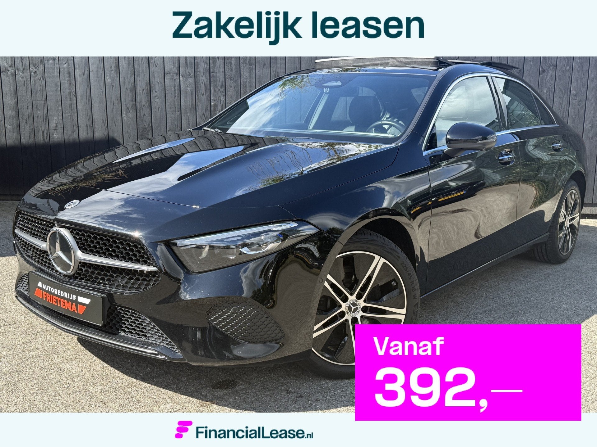 Mercedes-Benz A-Klasse 250 e Business Line, 12 maanden, Zwart, 4 cilinders, Zwart