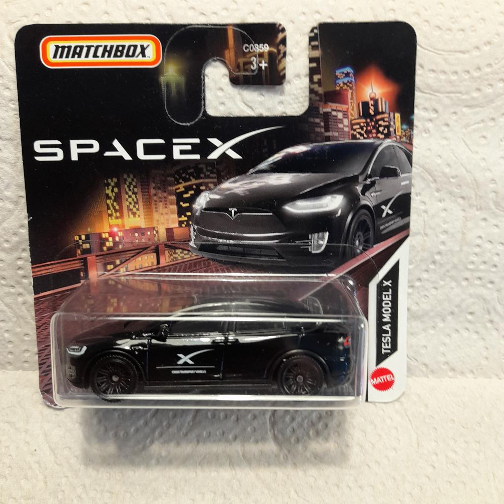 Matchbox Tesla Model X SpaceX, Ophalen of Verzenden, Nieuw, Auto