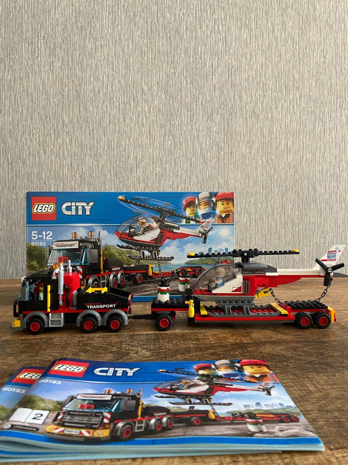 LEGO City 60183 Zwaar Transport met Helikopter, City, Lego, Ophalen of Verzenden, Zo goed als nieuw