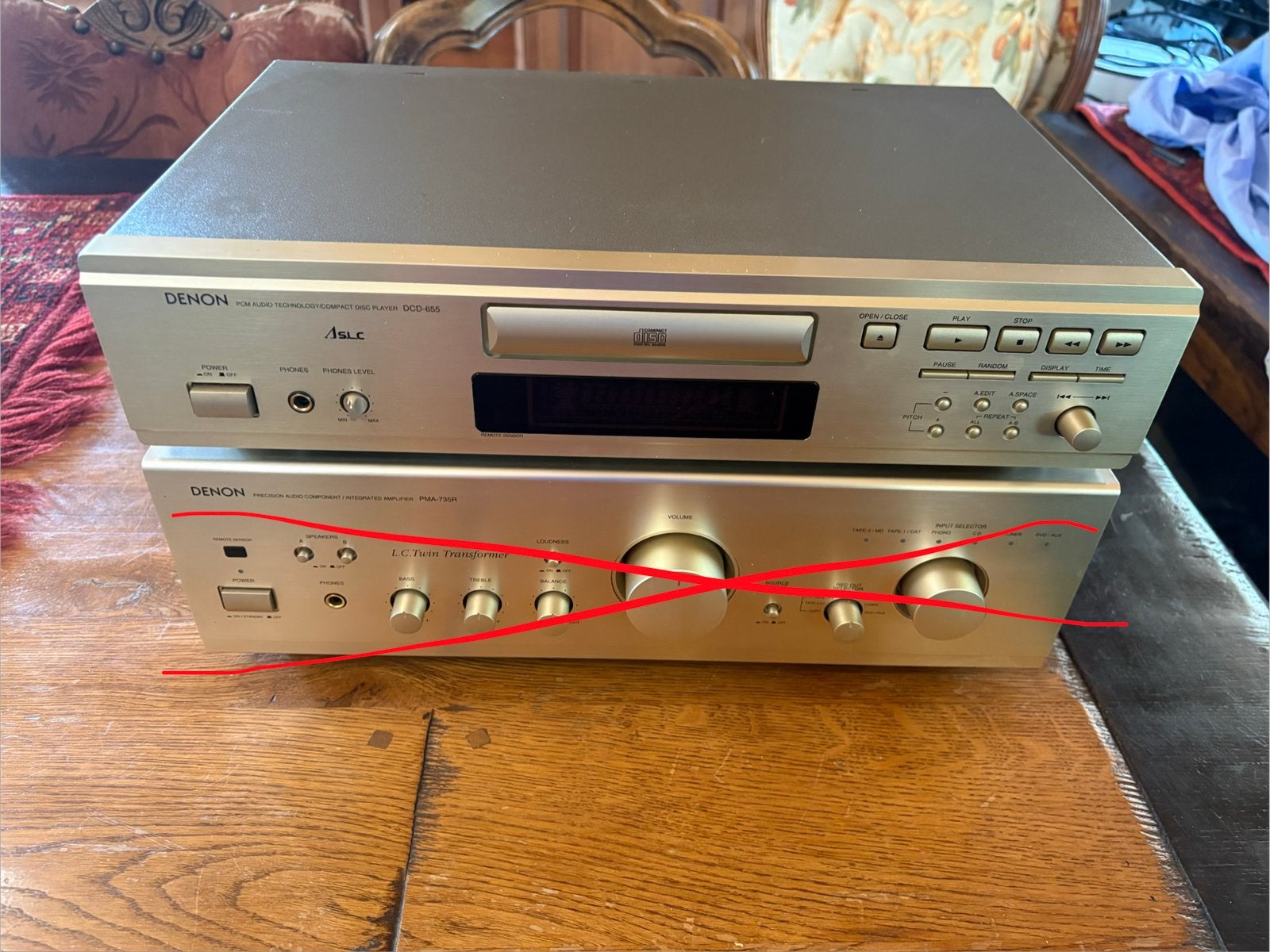 Denon dcd 655 CD speler, Ophalen, Zo goed als nieuw, Overige merken