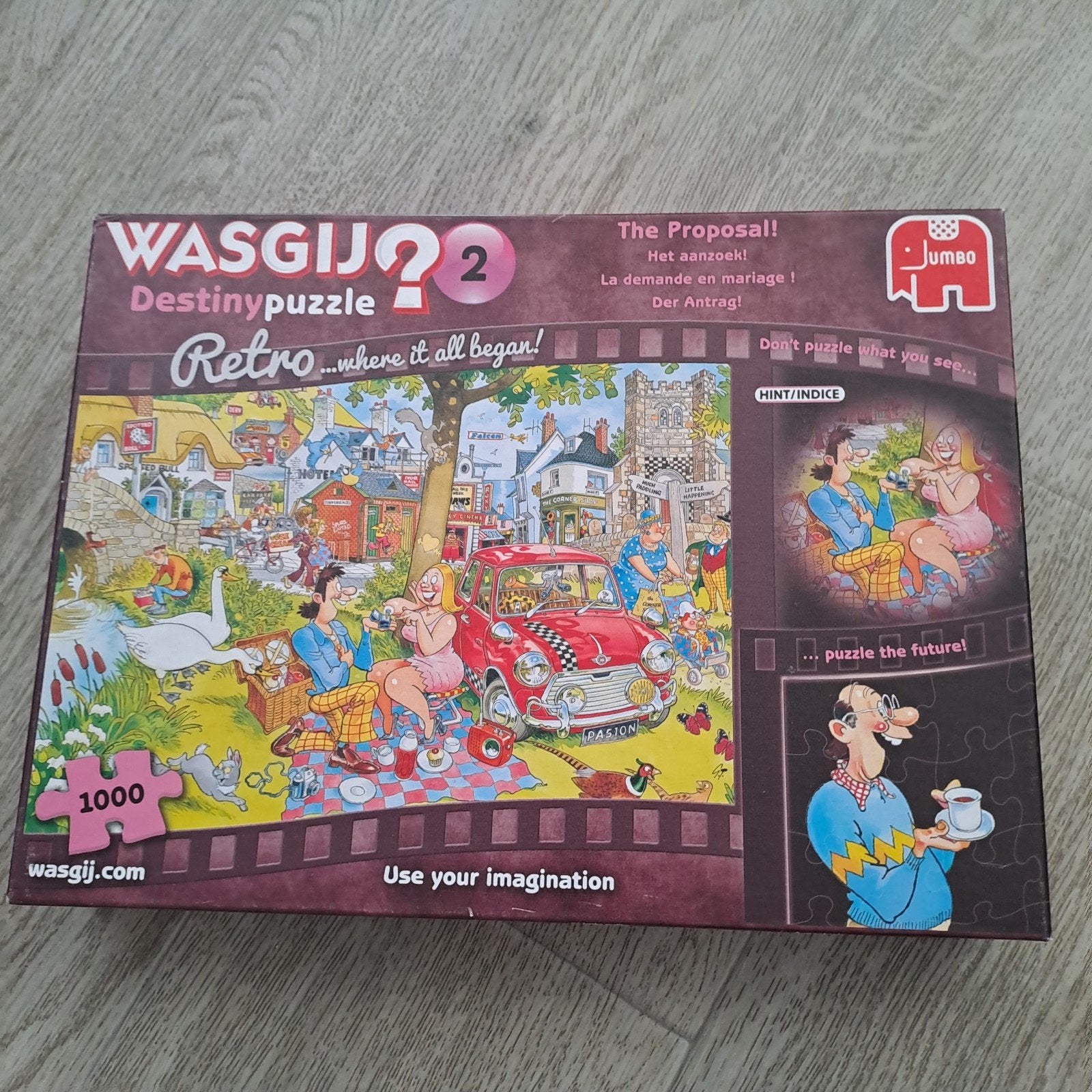 WASGIJ 2, Ophalen, 500 t/m 1500 stukjes, Zo goed als nieuw, Legpuzzel