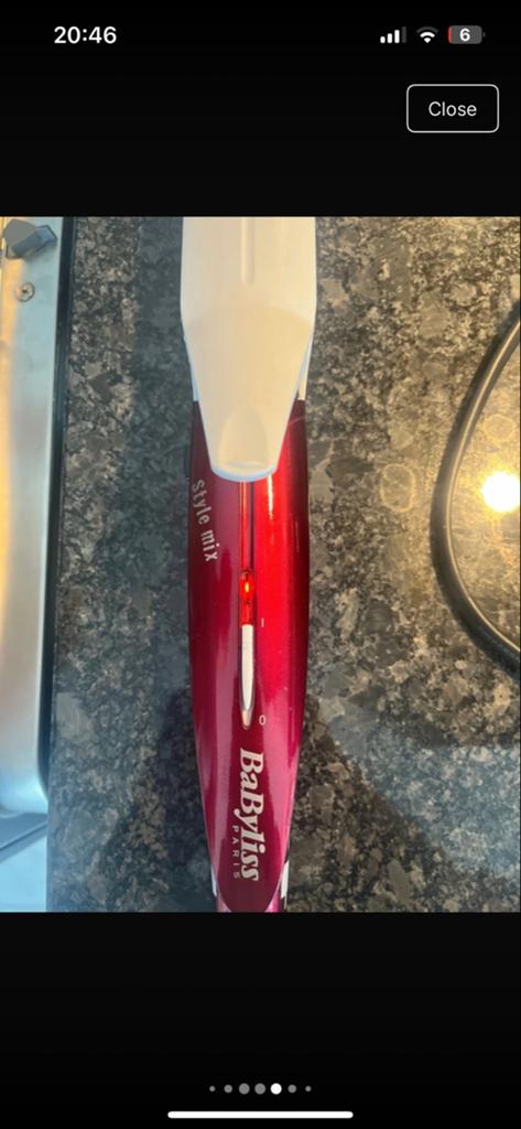 BaByliss Style Mix Krultang en Stijltang Set, Ophalen of Verzenden, Zo goed als nieuw, Krultang of Stijltang