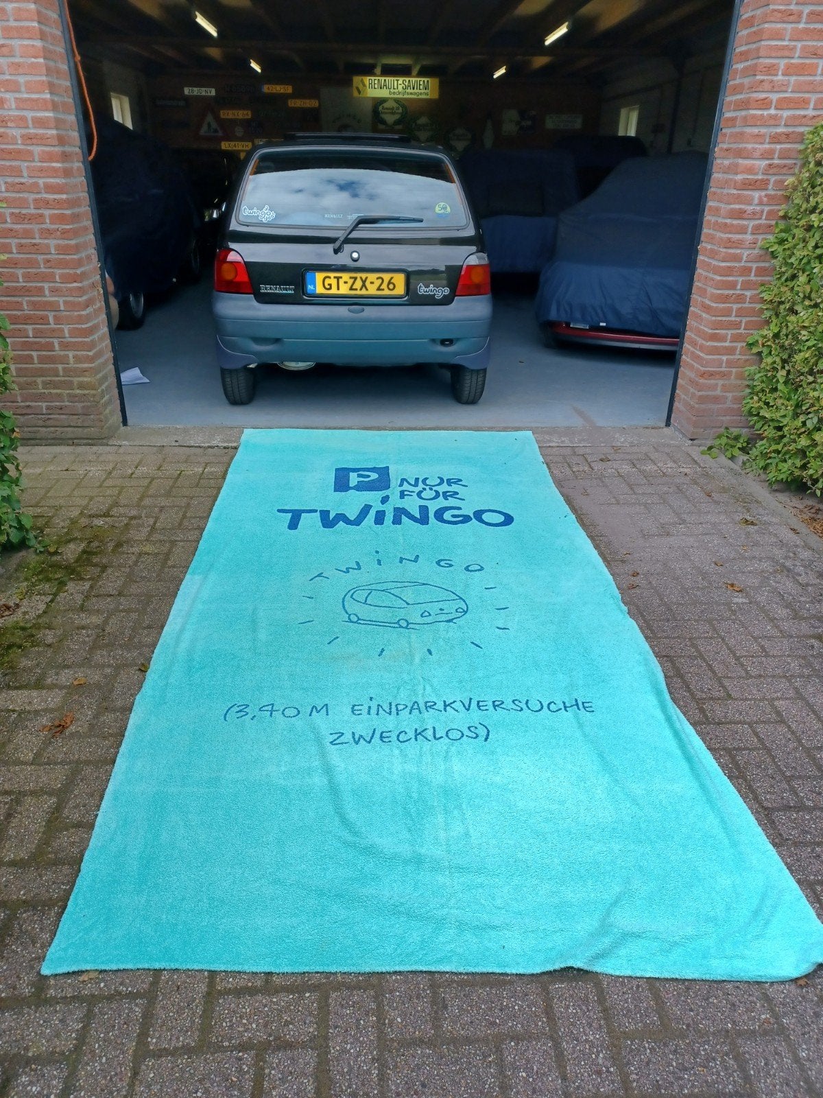 Uniek Renault Twingo strandlaken, Ophalen of Verzenden, Gebruikt, Auto's