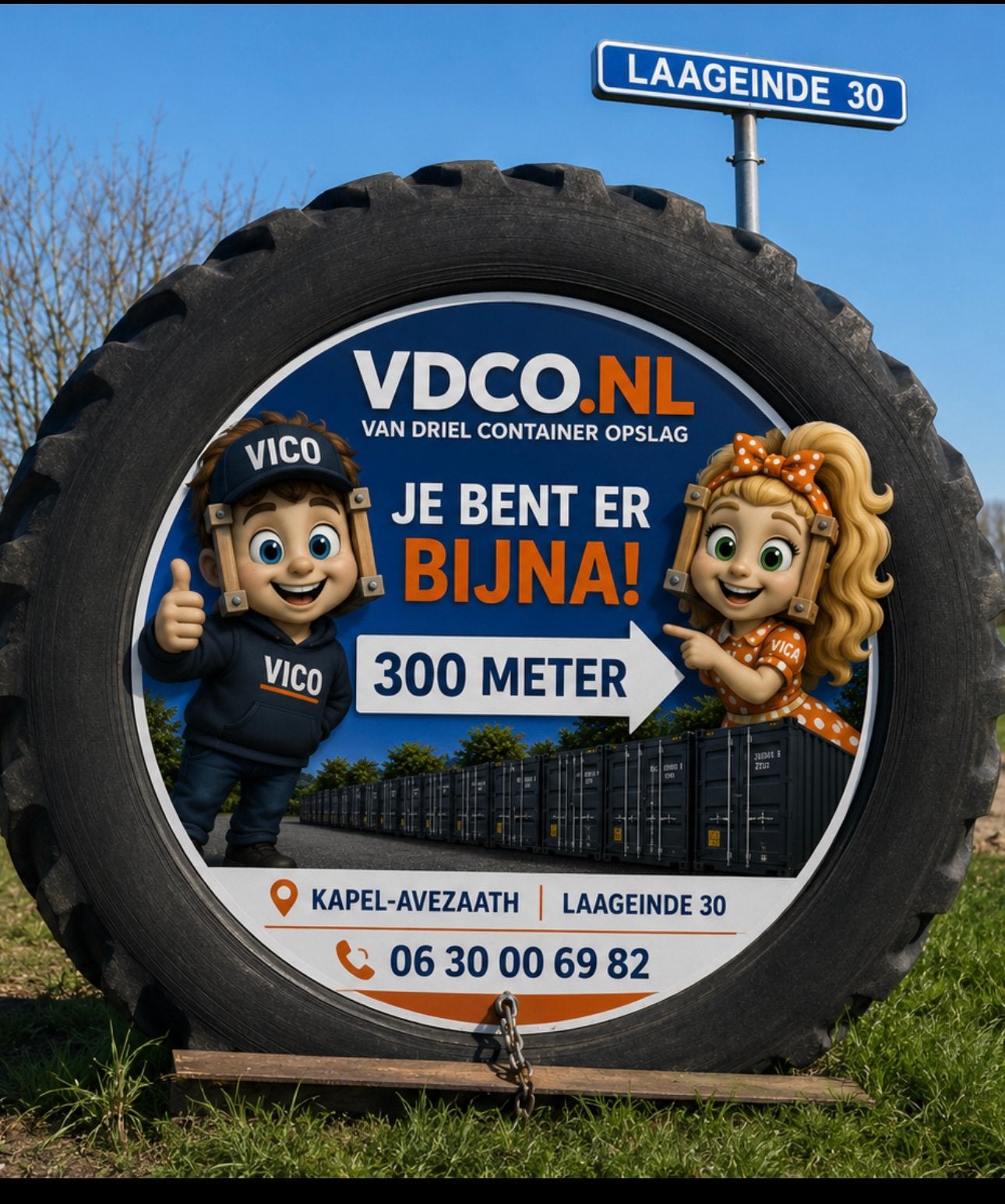 Opslagruimte huren bij VDCO.NL - Van Driel Container Opslag, Ophalen