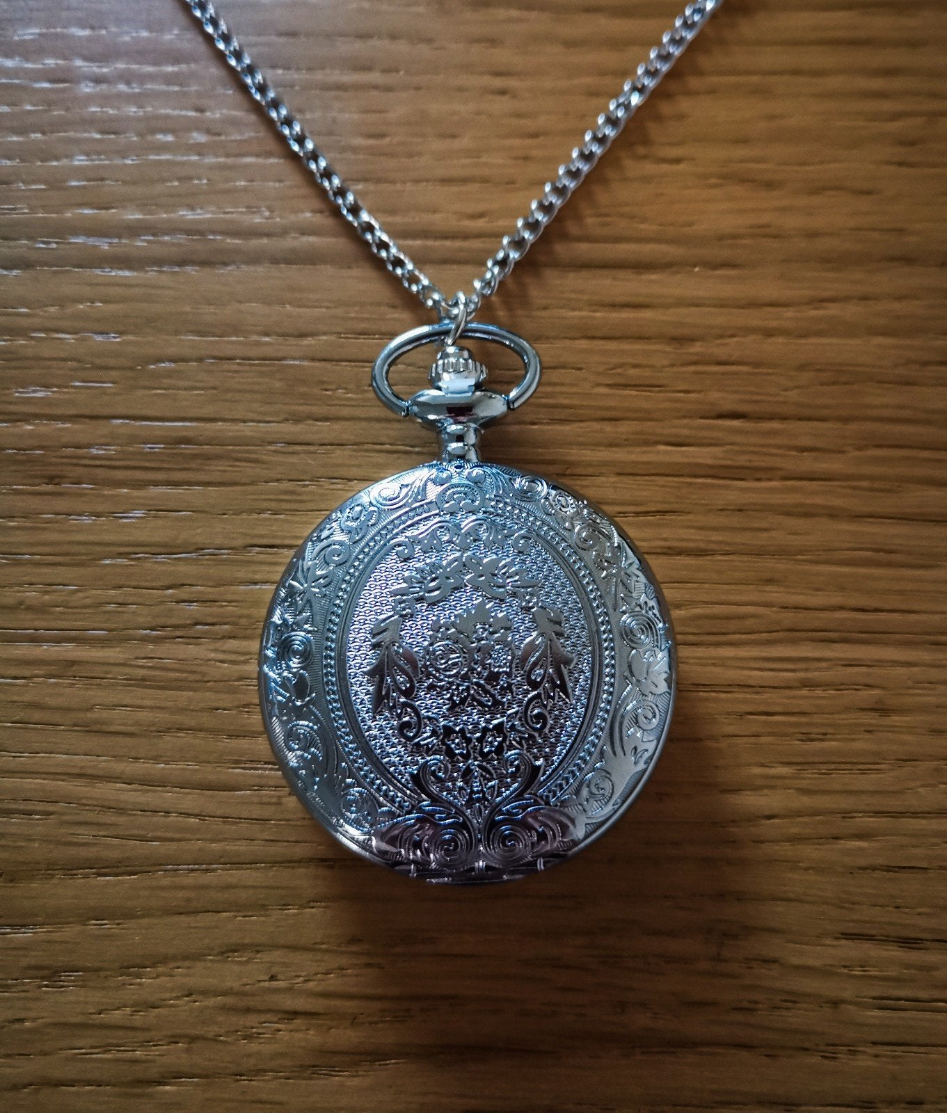 Prachtig zilverkleurige horloge ketting, Sieraden, Tassen en Uiterlijk, Kettinghangers, Verzenden, Nieuw, Zilver, Overige materialen