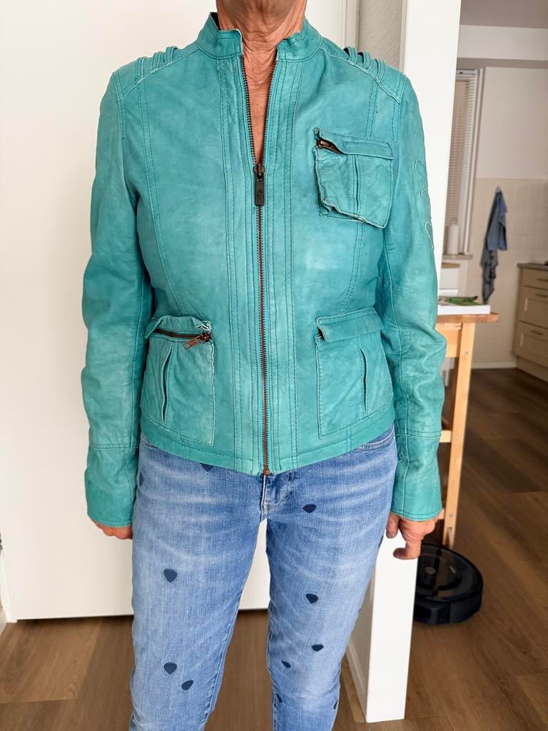 Goosecraft leren jas militairy 002, Ophalen of Verzenden, Nieuw, Maat 38/40 (M), Overige kleuren