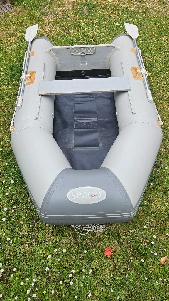 Bijbootje, nette rubberboot, compleet met motor 4pk, Watersport en Boten, Accessoires en Onderhoud, Gebruikt, Overige typen, Ophalen