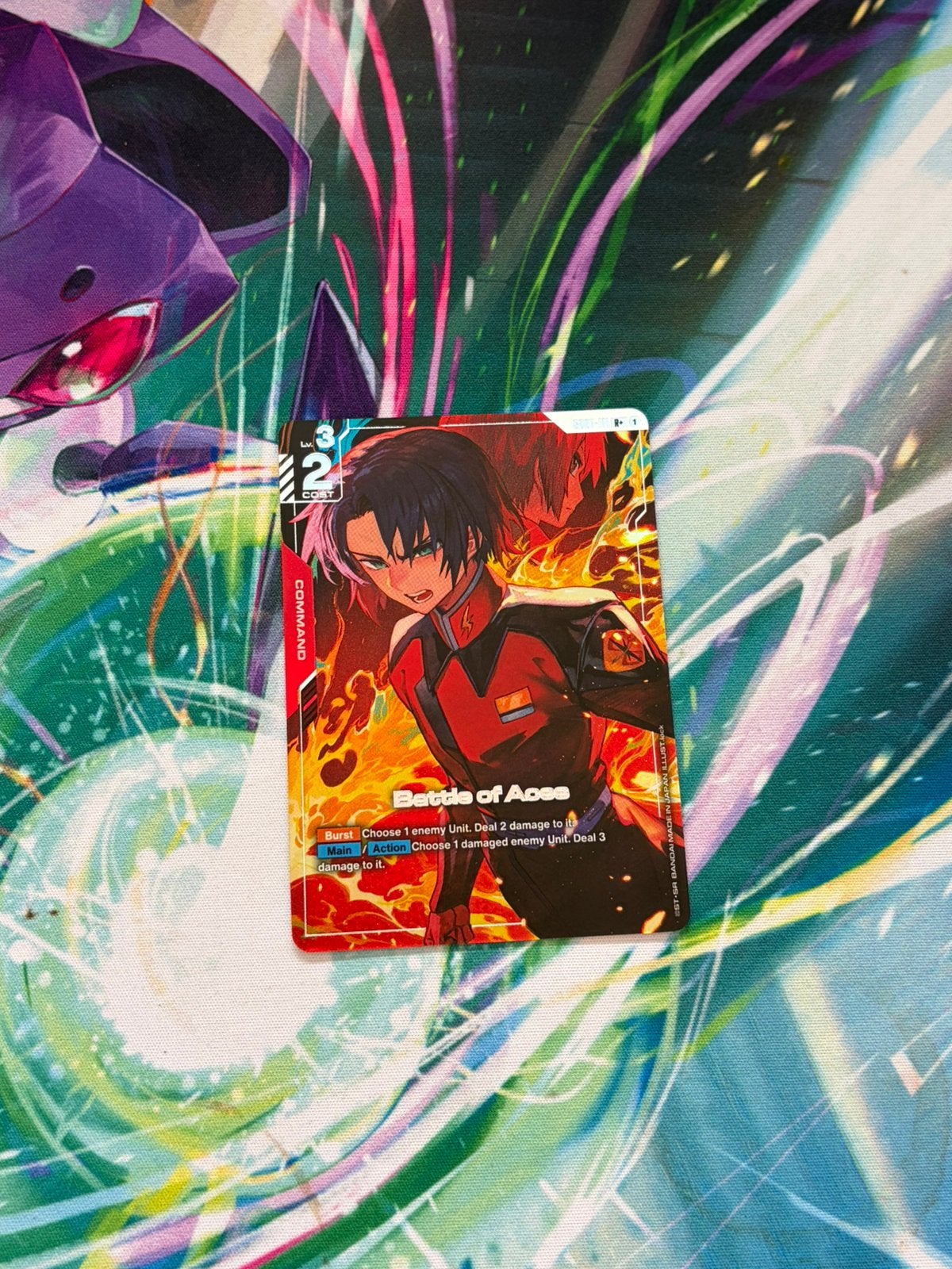 Battle of Aces (R+) GD01-118 Newtype Rising Gundam Card Eng, Ophalen of Verzenden