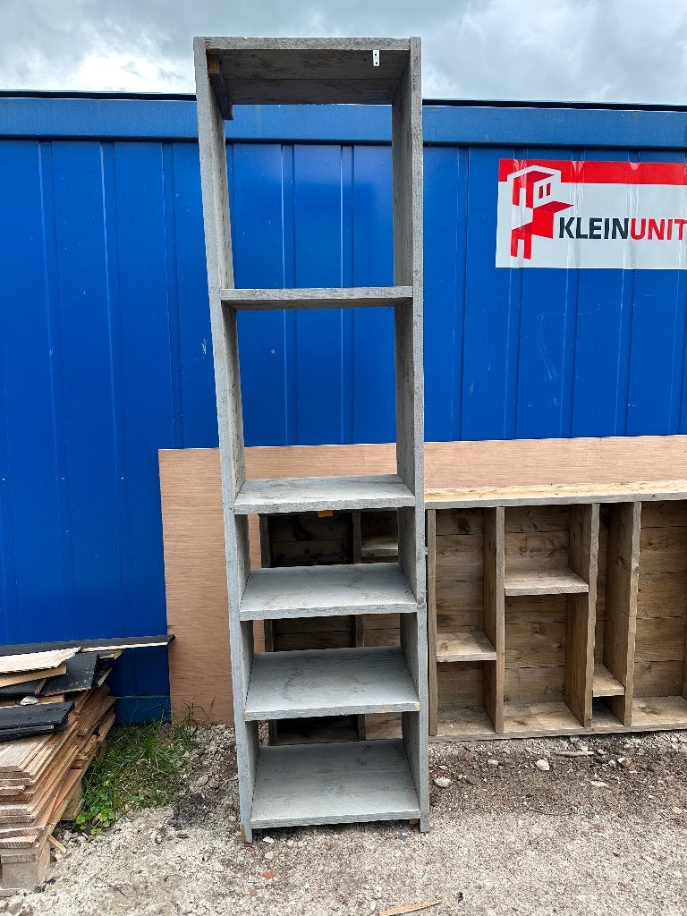Kast steigerhout stelling boeken kast, Huis en Inrichting, Kasten | Wandmeubels, Ophalen, Gebruikt, 25 tot 50 cm, Minder dan 150 cm