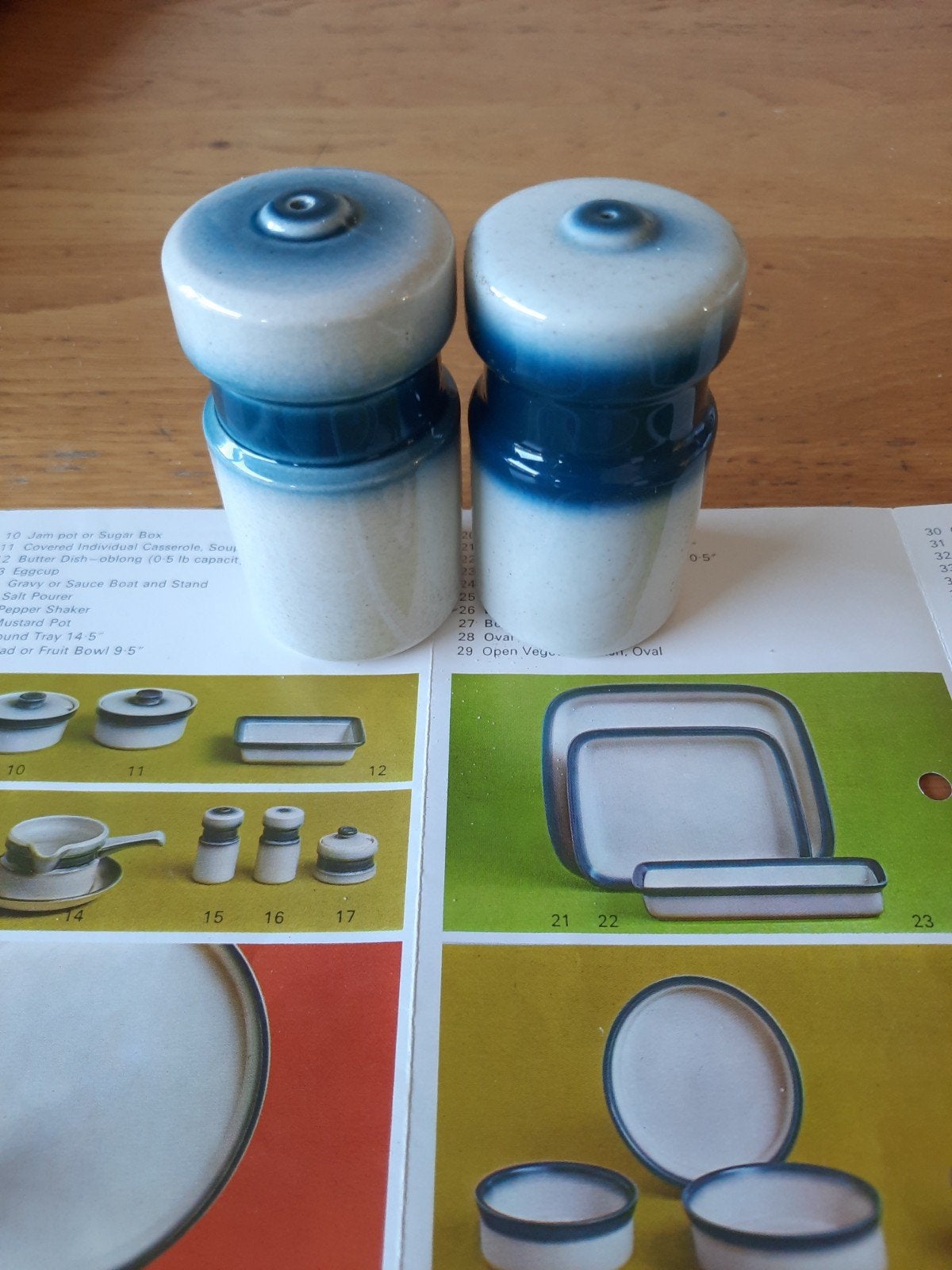 Vintage Wedgwood Peper- en Zoutvaatje, Antiek en Kunst, Antiek | Servies los, Ophalen of Verzenden
