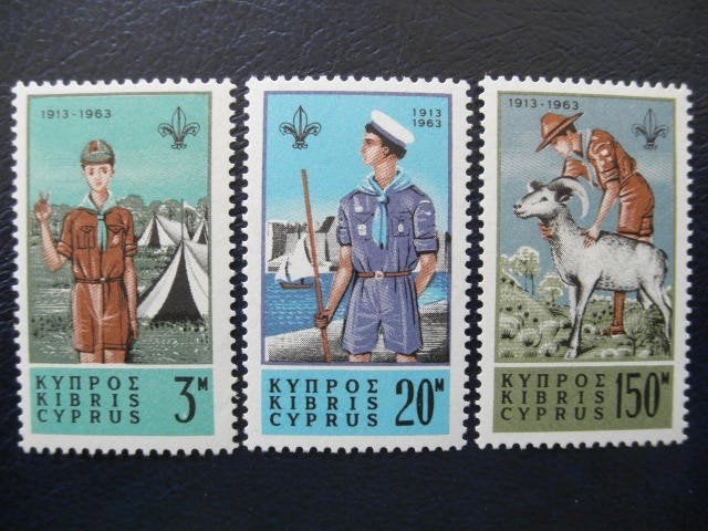 Postzegels scouting Cyprus 1963 - cw. 5,50 postfris., Ophalen of Verzenden, Overige landen, Postfris