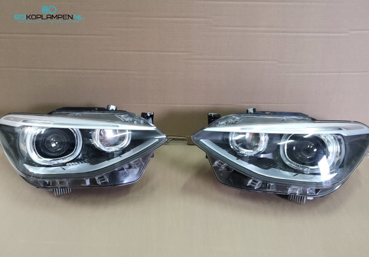 BMW 1 Serie F20 F21 Bi Xenon LED koplamp koplampen links rec, Ophalen, Gebruikt, -, -