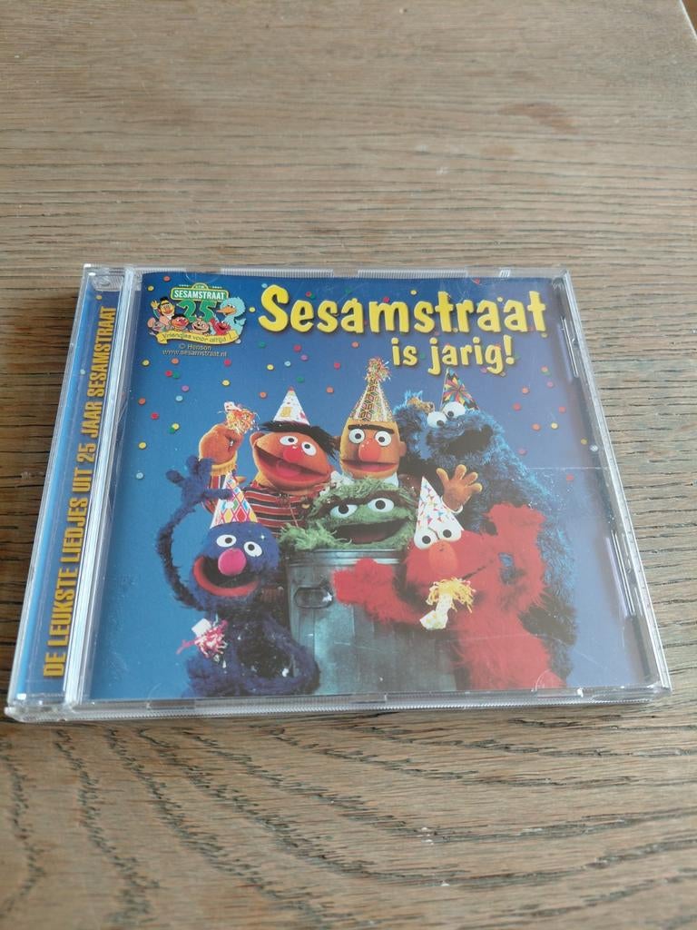 Sesamstraat is jarig CD., Ophalen of Verzenden, Zo goed als nieuw, Muziek, 3 tot 5 jaar