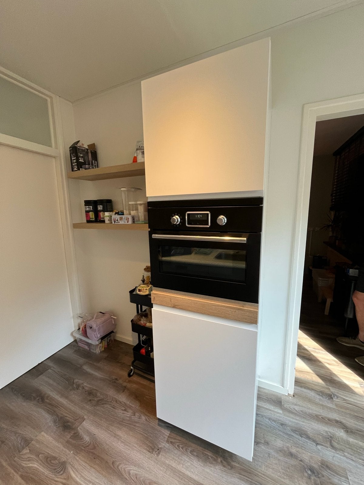 IKEA SMAKSAK Oven en magnetron inclusief kast, Ophalen, Gebruikt, 60 cm of meer, Combi-oven
