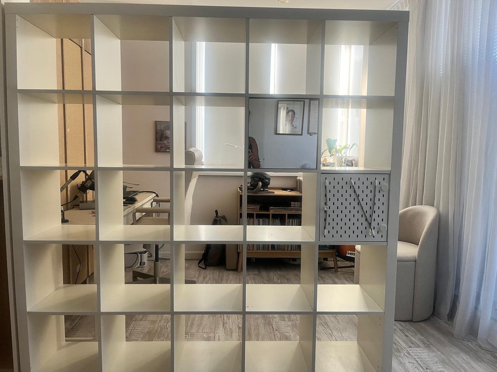 IKEA Kallax Kast 5x5 Vakken - Wit (z.s.m. ophalen), Huis en Inrichting, Kasten | Overige, Ophalen, Gebruikt