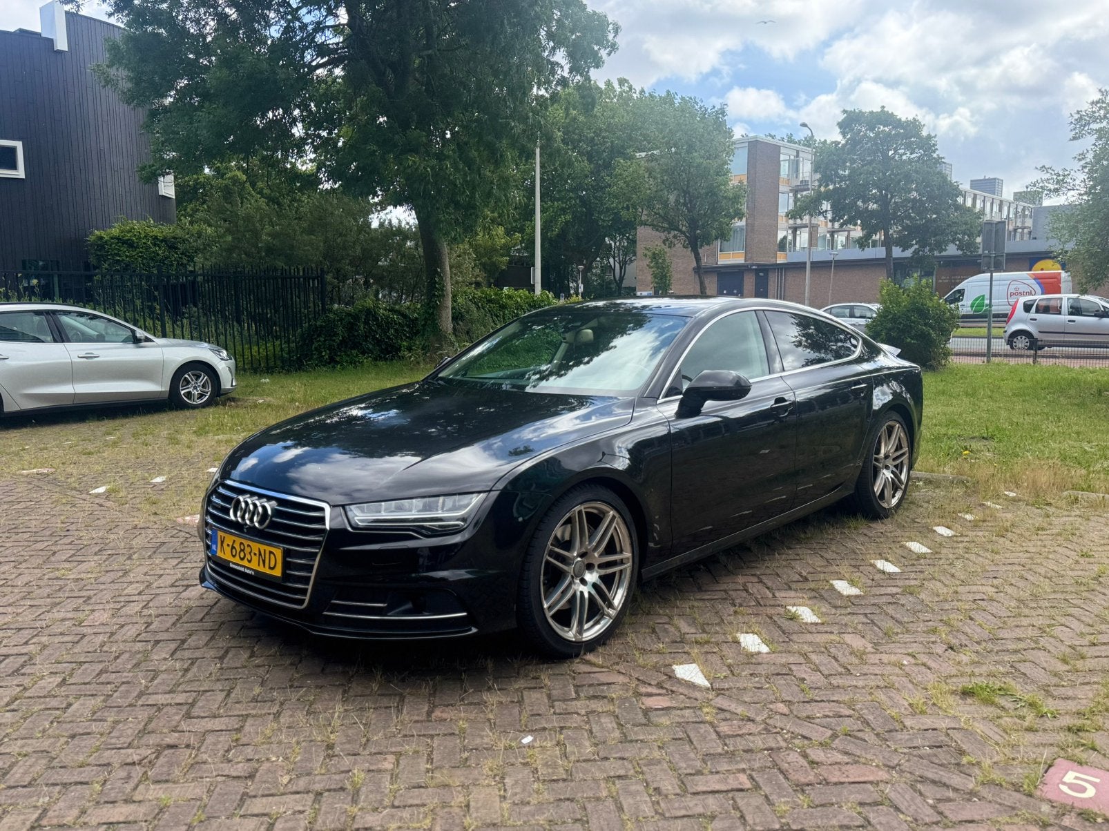 Audi A7 3.0 TDI Quattro 320pk S Tronic 2016 Bruin, Auto's, Audi, Euro 6, Overige carrosserieën, 4 stoelen, Navigatiesysteem