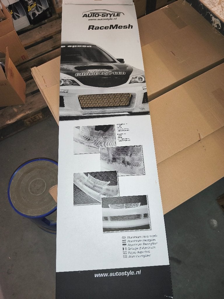 Pallet B-keus Racegaas 125x25cm  135 stuks zwart aluminium, Ophalen of Verzenden