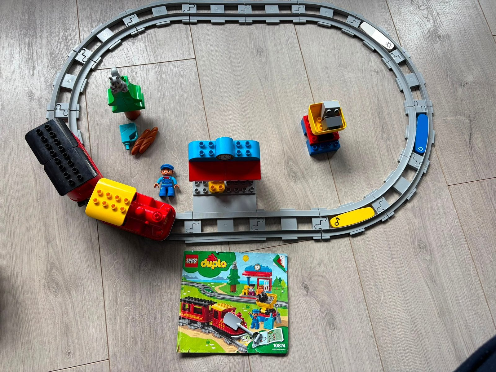 Lego duplo trein 10874   Compleet, Ophalen, Zo goed als nieuw, Duplo