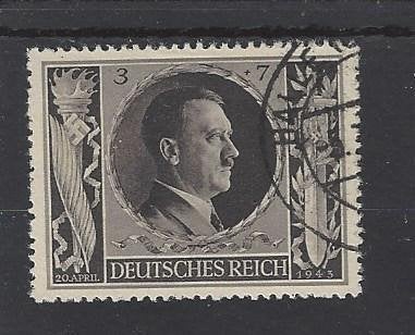 Historie Duitse Rijk, postzegel 54e verjaardag Adolf Hitler, Verzenden, Overige soorten, Duitsland, Overige typen