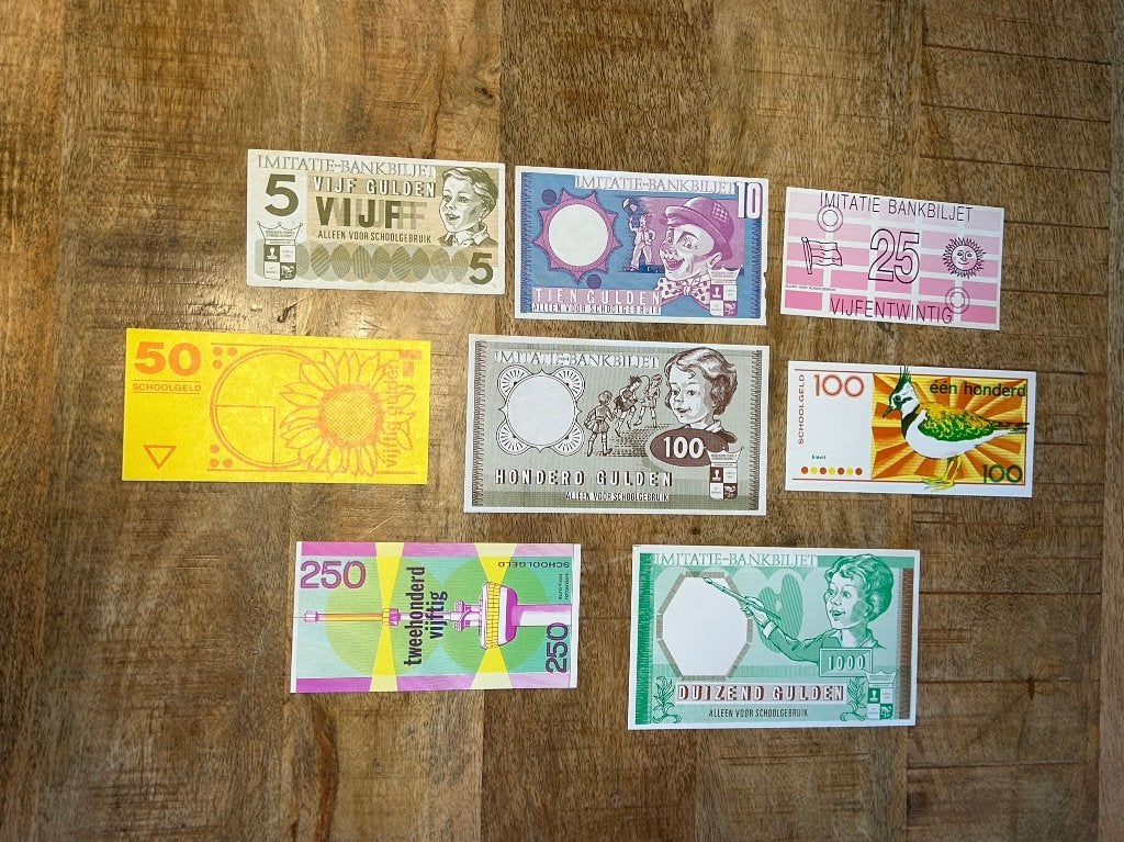 School geld gulden set, Postzegels en Munten, Munten | Nederland, Ophalen of Verzenden, Koningin Beatrix