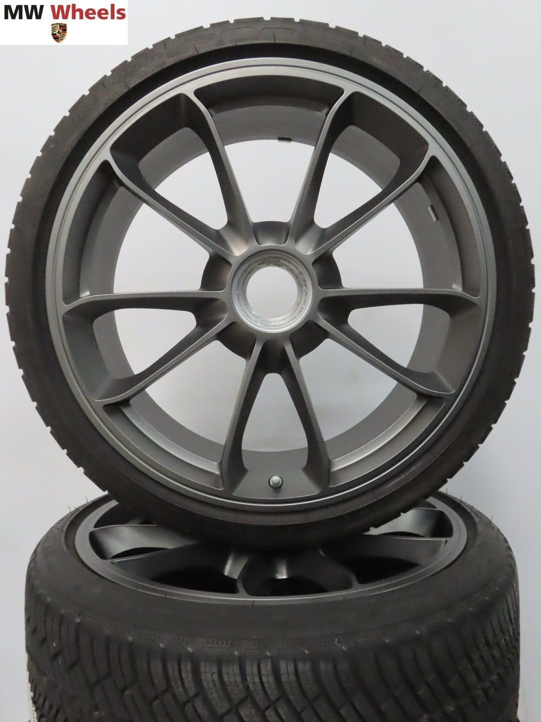 Originele Porsche 911 991 GT3 20 inch velgen winterbanden, Gebruikt, -, -, Banden en Velgen