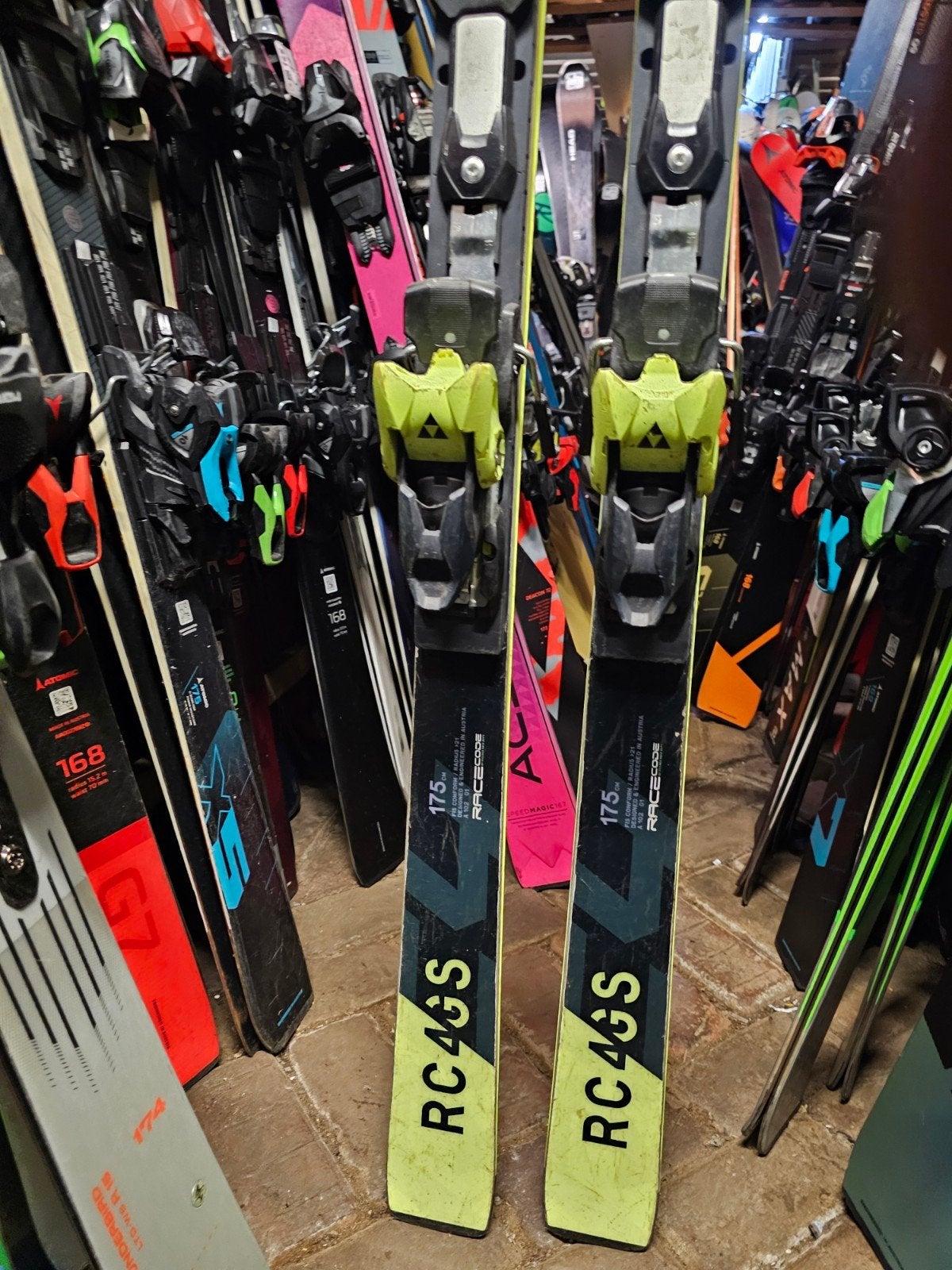 175cm FISCHER RC4 GS FIS R21 RACE PLATEN, 160 tot 180 cm, Ophalen of Verzenden, Carve, Skiën