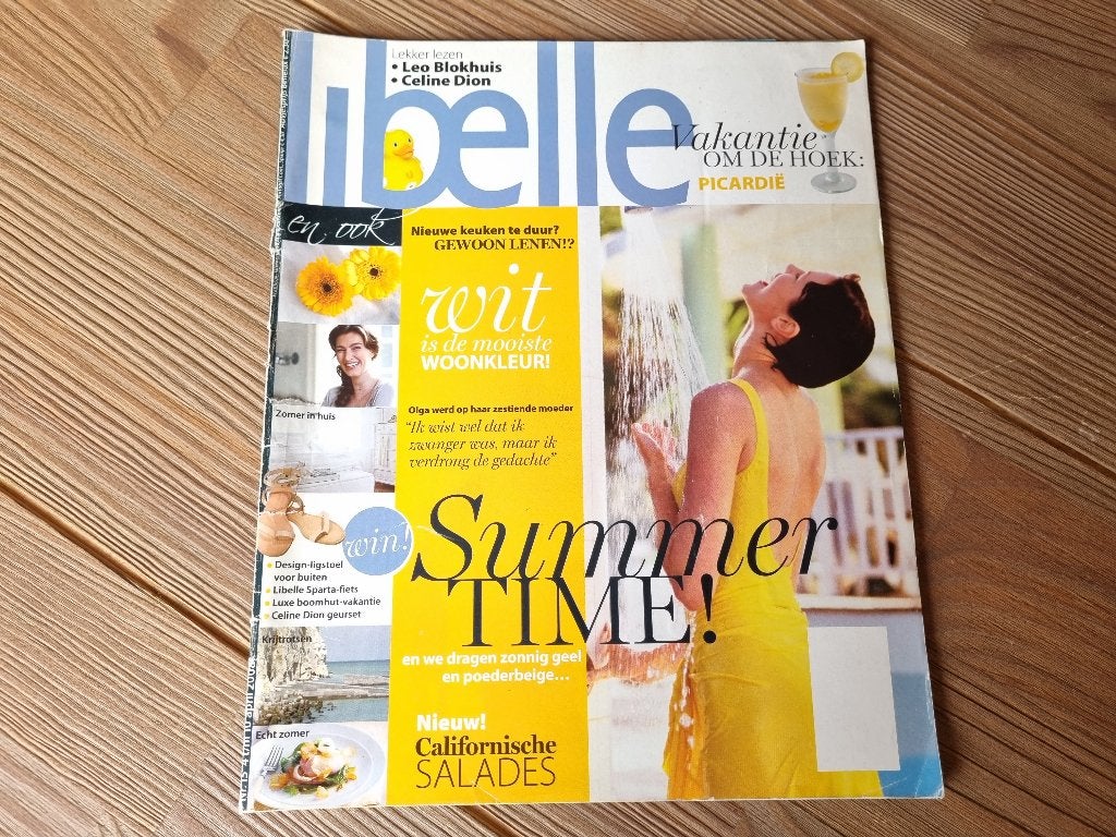 Libelle Nr.15 April 2008 met Interview van Celine Dion, Verzenden, 1980 tot heden, Nederland, Tijdschrift