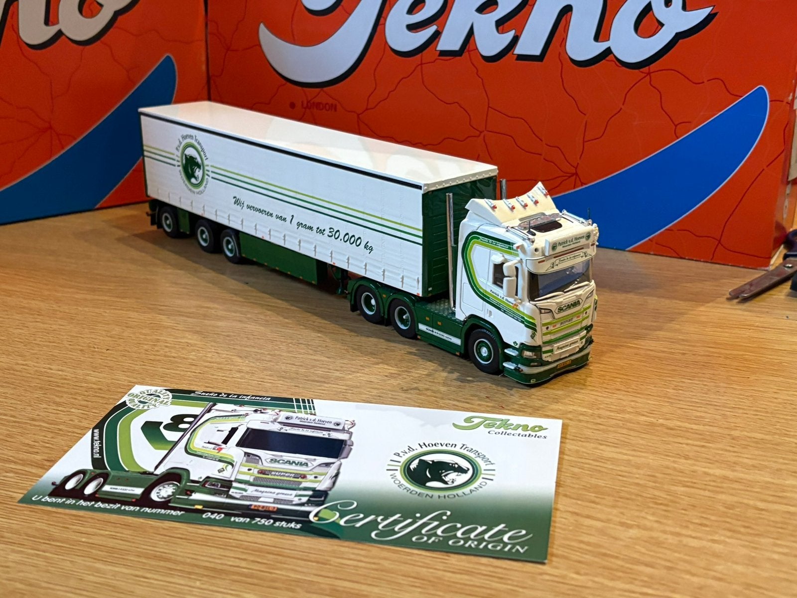 Tekno vd Hoeven, Ophalen of Verzenden, Zo goed als nieuw, Bus of Vrachtwagen, Tekno